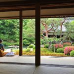 青もみじの青蓮院の庭園でリラックス＜Kyoto＞